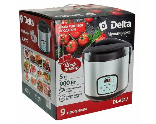 Мультиварка Delta DL-6517 черный