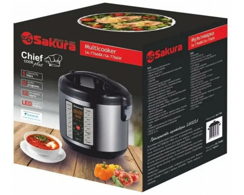 Мультиварка Sakura SA-7766BK