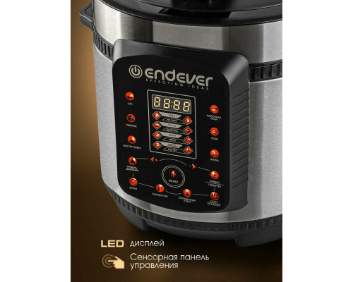 Мультиварка Endever Vita-99 черный/стальной