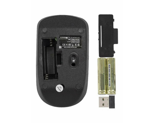 Мышь Crown CMM-336W черный