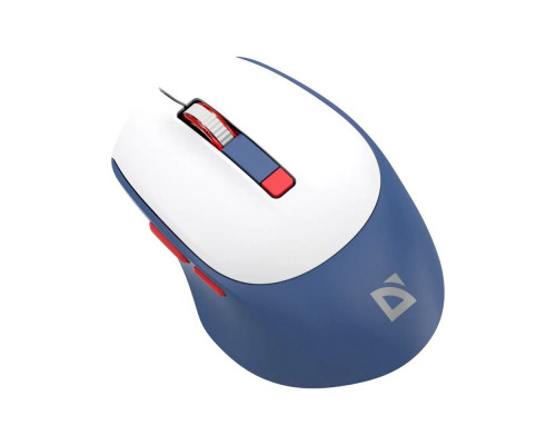 Мышь Defender Belsa MB-249 белый/синий