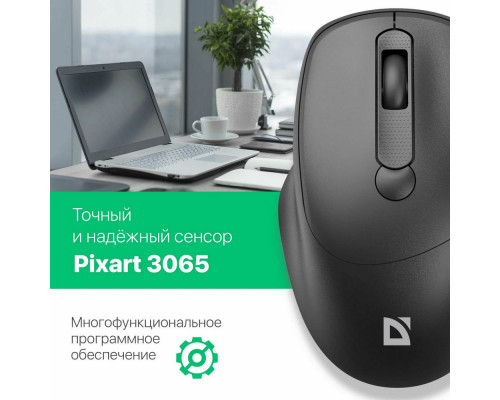 Мышь Defender Feam MM-296 черный