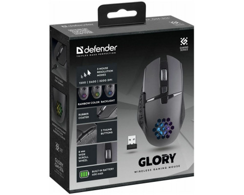 Мышь Defender Glory GM-514 черный