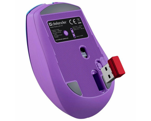 Мышь Defender Mystery MM-301 фиолетовый