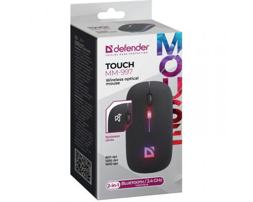 Мышь Defender Touch MM-997 черный