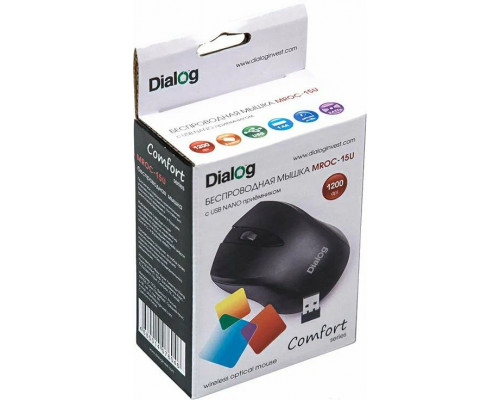 Мышь Dialog Comfort MROC-15U черный