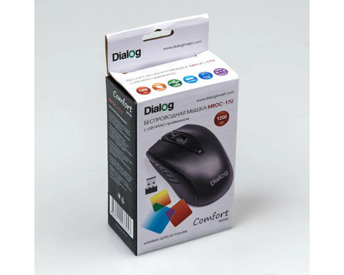 Мышь Dialog Comfort MROC-17U черный