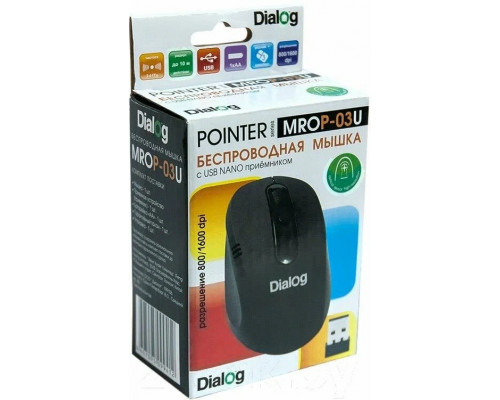 Мышь Dialog Pointer MROP-03U черный
