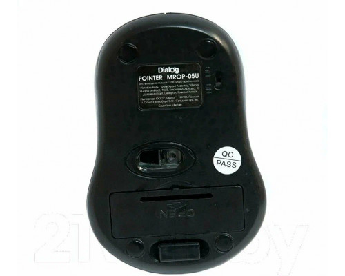 Мышь Dialog Pointer MROP-05U черный