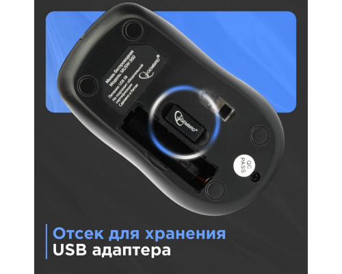 Мышь Gembird MUSW-360-LM желтый