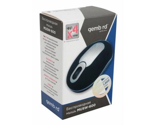 Мышь Gembird MUSW-600 черный