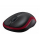 Мышь Logitech M186 черный/красный
