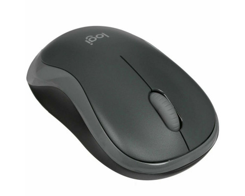 Мышь Logitech M186 черный/серый