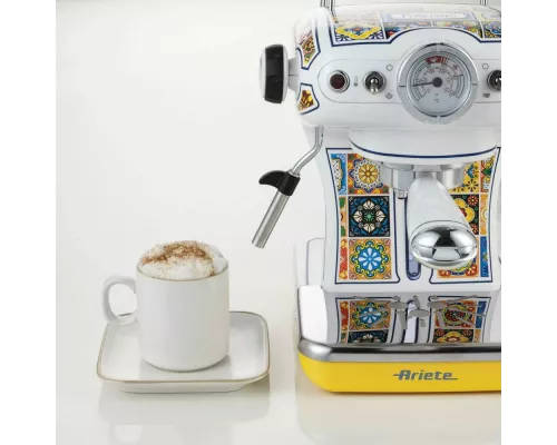 Кофеварка Ariete 00M13891PAR0 белый/желтый