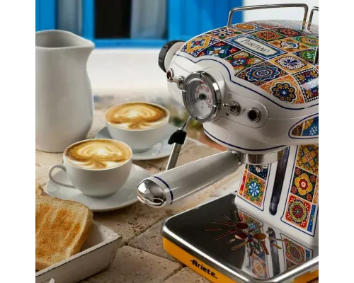 Кофеварка Ariete 00M13891PAR0 белый/желтый