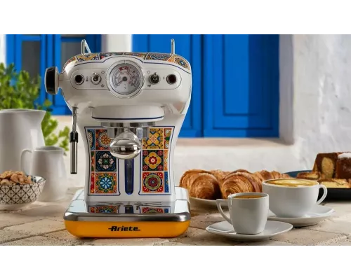 Кофеварка Ariete 00M13891PAR0 белый/желтый