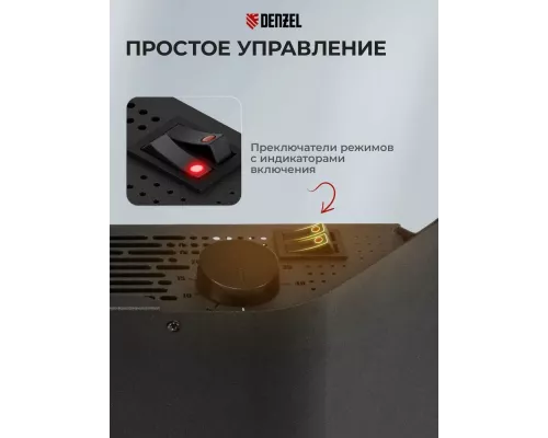 Конвектор Denzel XCE-1500B черный