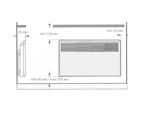 Конвектор ENSTO EPHBM02PR FinnHeat