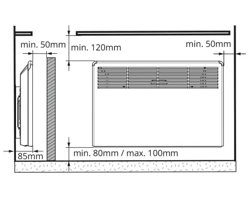 Конвектор ENSTO FinnHeat EPHBM15PR белый