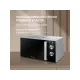 Микроволновая печь Rondell RDE-MW208 серебристый/черный