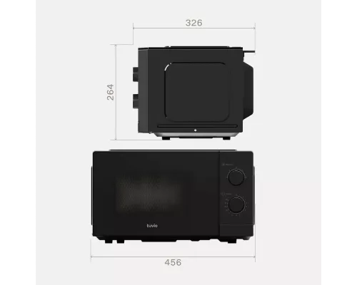 Микроволновая печь TUVIO MW01BB черная