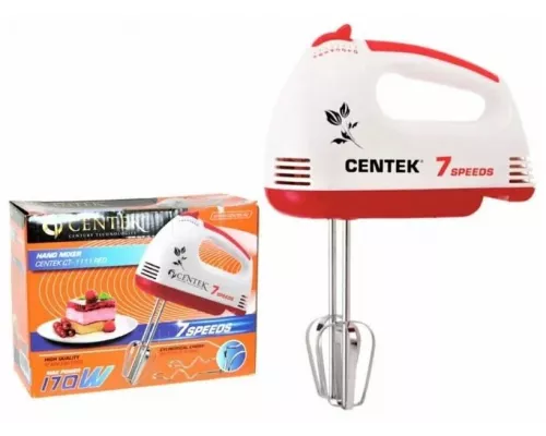 Миксер Centek CT-1111 белый/серый