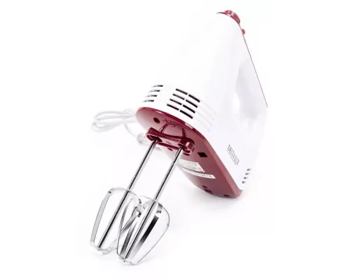 Миксер Delta LUX DE-7700 белый с бордовым