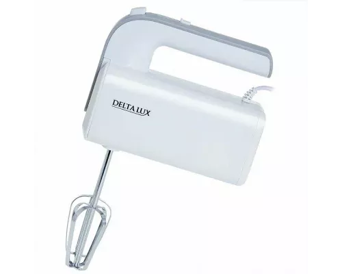 Миксер DELTA LUX DE-7702 белый с серым
