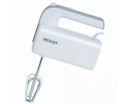 Миксер DELTA LUX DE-7702 белый с серым