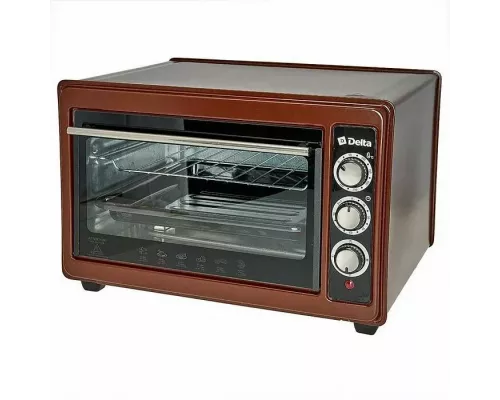 Мини-печь Delta D-0123 коречневый