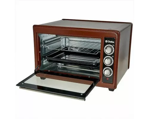 Мини-печь Delta D-0123 коречневый