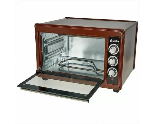 Мини-печь Delta D-0123 коречневый