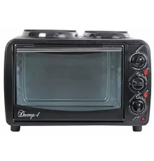 Мини-печь Великие реки Днепр-1 черный