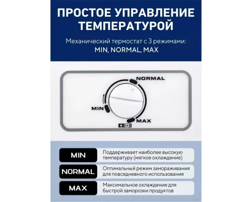 Морозильная камера Esperanza UFH 06DFU W