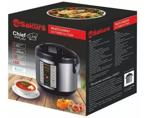 Мультиварка Sakura SA-7766BK