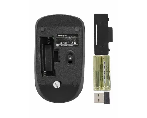 Мышь Crown CMM-336W черный