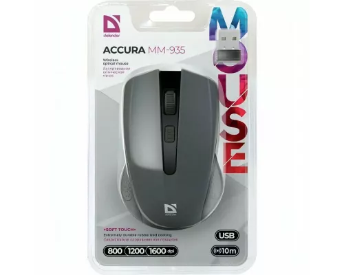 Мышь Defender Accura MM-935 серый