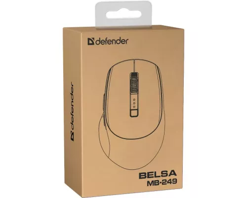 Мышь Defender Belsa MB-249 белый/синий