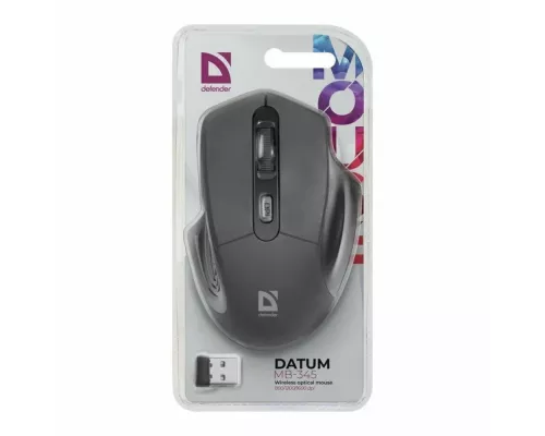 Мышь Defender Datum MB-345 черный