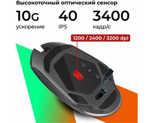 Мышь Defender Glory GM-514 черный