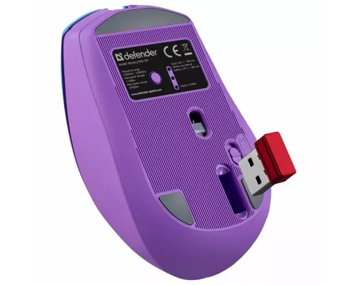 Мышь Defender Mystery MM-301 фиолетовый