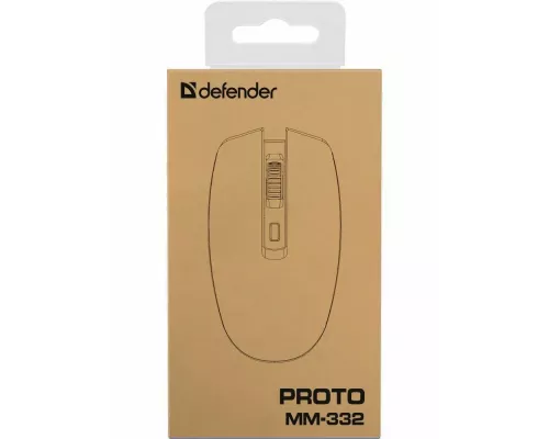 Мышь Defender Proto MM-332 черный