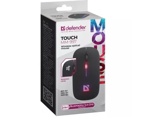 Мышь Defender Touch MM-997 черный