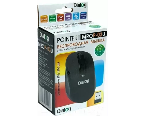 Мышь Dialog Pointer MROP-03U черный