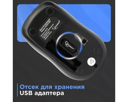 Мышь Gembird MUSW-360-LM желтый