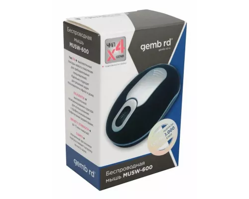 Мышь Gembird MUSW-600 черный