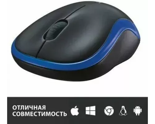 Мышь Logitech M185 синий