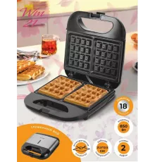 Вафельница Endever Skyline WM-21 черный/стальной