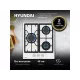 Варочная поверхность Hyundai HHG 4333 WG белый