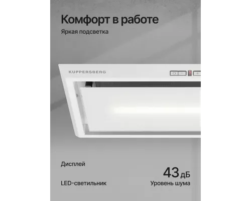 Встраиваемая вытяжка Kuppersberg Intro 60 White